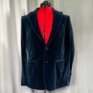 Ferragamo Blue Velvet jacket
